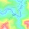Mappa topografica Miracle Hot Springs, altitudine, rilievo