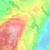 Mappa topografica Haut-Biol, altitudine, rilievo