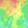 Mappa topografica Middleville, altitudine, rilievo