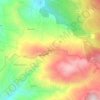 Mappa topografica Borselli, altitudine, rilievo