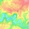 Mappa topografica Les Cailles, altitudine, rilievo