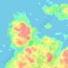 Mappa topografica Fanagmore, altitudine, rilievo