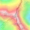Mappa topografica Kangchenjunga, altitudine, rilievo