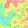 Mappa topografica Paradise Falls, altitudine, rilievo