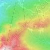 Mappa topografica Kreuzeck, altitudine, rilievo