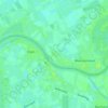 Mappa topografica Berghuizen, altitudine, rilievo