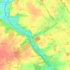 Mappa topografica La Vallée, altitudine, rilievo