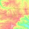 Mappa topografica Mountain Grove, altitudine, rilievo