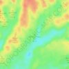 Mappa topografica Montgomery Hill, altitudine, rilievo