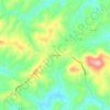 Mappa topografica Indian Valley, altitudine, rilievo