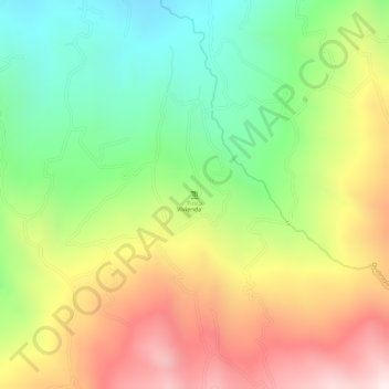 Mappa topografica Finca, altitudine, rilievo