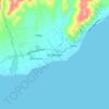Mappa topografica Dinalungan, altitudine, rilievo