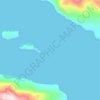Mappa topografica Freshwater Bay, altitudine, rilievo