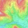 Mappa topografica Orzano, altitudine, rilievo