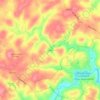 Mappa topografica Cooper, altitudine, rilievo