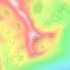 Mappa topografica Mount Morrow, altitudine, rilievo