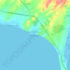 Mappa topografica Νέα Μουδανιά, altitudine, rilievo