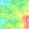 Mappa topografica Croaz Hent Letiez, altitudine, rilievo