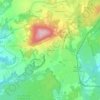 Mappa topografica Quadroni, altitudine, rilievo