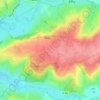 Mappa topografica Entre Deux Bois, altitudine, rilievo