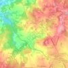 Mappa topografica Gandeloup, altitudine, rilievo