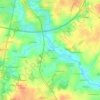 Mappa topografica L'Yonnière, altitudine, rilievo