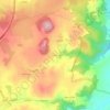 Mappa topografica Les Madras, altitudine, rilievo