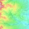 Mappa topografica Le Charmillon, altitudine, rilievo