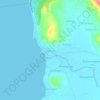 Mappa topografica Quirino, altitudine, rilievo
