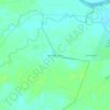 Mappa topografica Wambaw Corner, altitudine, rilievo