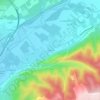 Mappa topografica La Roberte, altitudine, rilievo