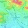 Mappa topografica Erpen, altitudine, rilievo