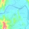Mappa topografica San Simon East, altitudine, rilievo
