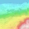 Mappa topografica Lonvernay, altitudine, rilievo