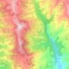 Mappa topografica Moruri, altitudine, rilievo