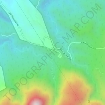Mappa topografica Lantawan view, altitudine, rilievo