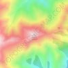 Mappa topografica Prince of Wales, altitudine, rilievo
