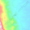Mappa topografica La Subida, altitudine, rilievo
