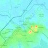 Mappa topografica Araranguá, altitudine, rilievo