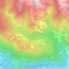 Mappa topografica Ravoire, altitudine, rilievo