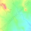 Mappa topografica Valley of the Gods, altitudine, rilievo