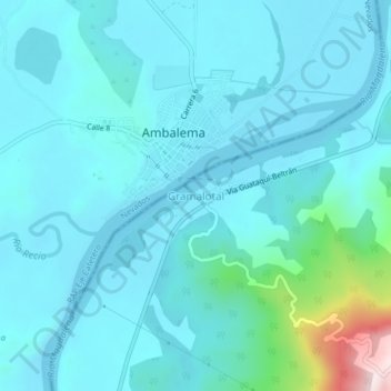 Mappa topografica Gramalotal, altitudine, rilievo