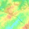 Mappa topografica Hartwood, altitudine, rilievo