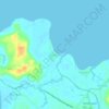 Mappa topografica Monbon, altitudine, rilievo