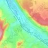 Mappa topografica Ansennes, altitudine, rilievo