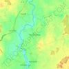 Mappa topografica Westerakeby, altitudine, rilievo