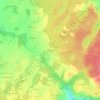 Mappa topografica Les Mottets, altitudine, rilievo