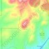 Mappa topografica Humbolt Mountain, altitudine, rilievo