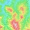Mappa topografica Bagarello, altitudine, rilievo