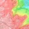 Mappa topografica Mystic Falls, altitudine, rilievo